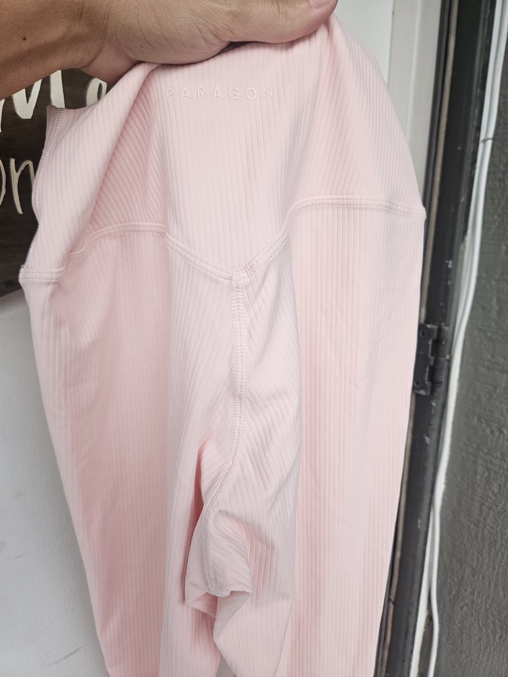 Paragon Women’s Ribbed Pink Leggings